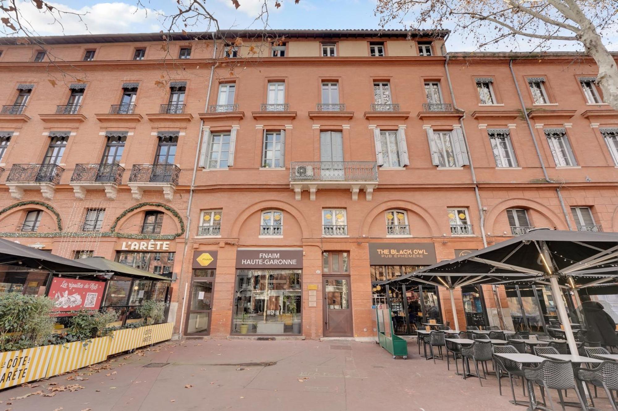 Le Floral - Cosy Studio Climatise Avec Parking Prive Et Netflix ตูลูส ภายนอก รูปภาพ