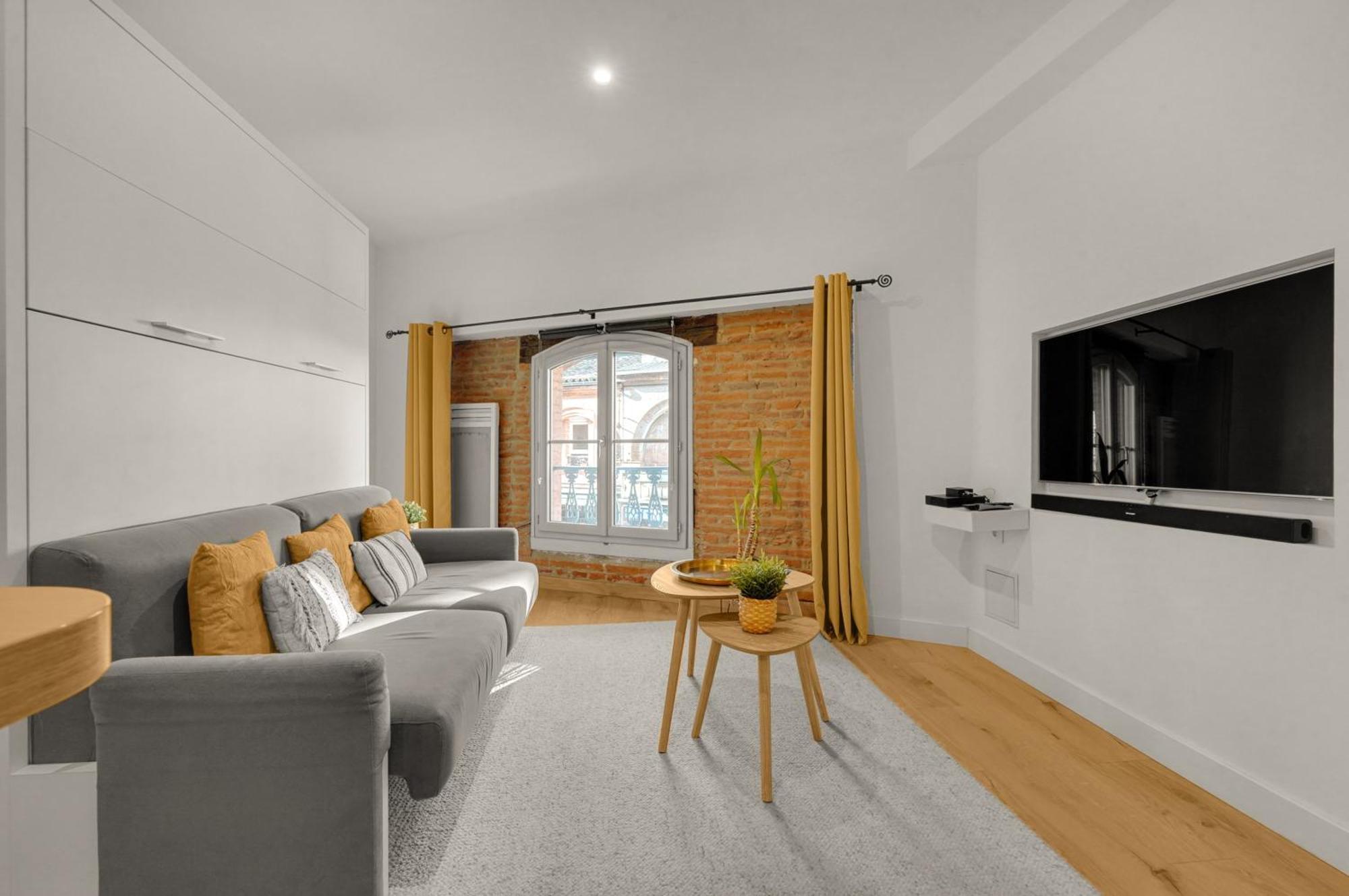 Le Floral - Cosy Studio Climatise Avec Parking Prive Et Netflix ตูลูส ภายนอก รูปภาพ